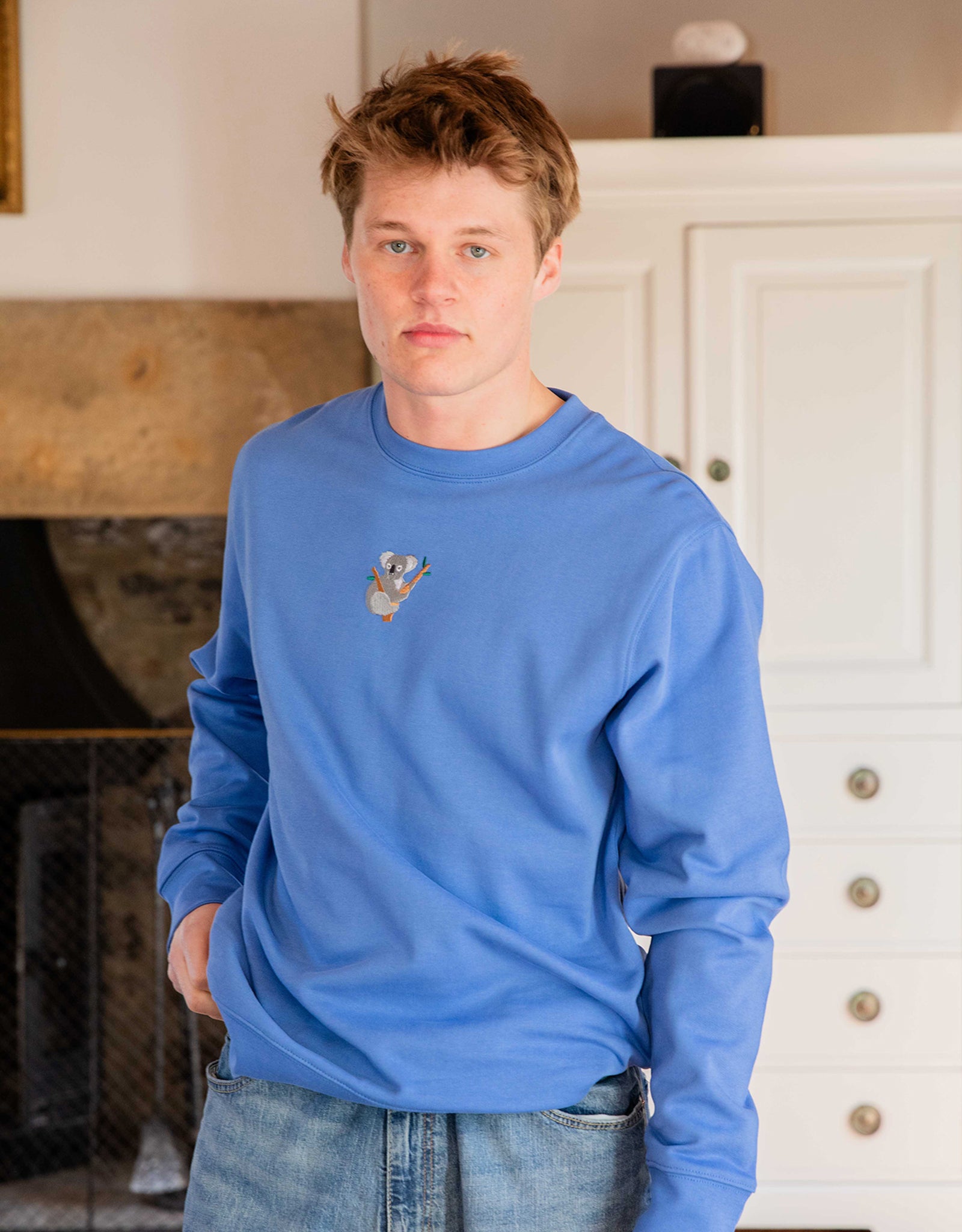 Koala Embroidered Unisex Sweatshirt