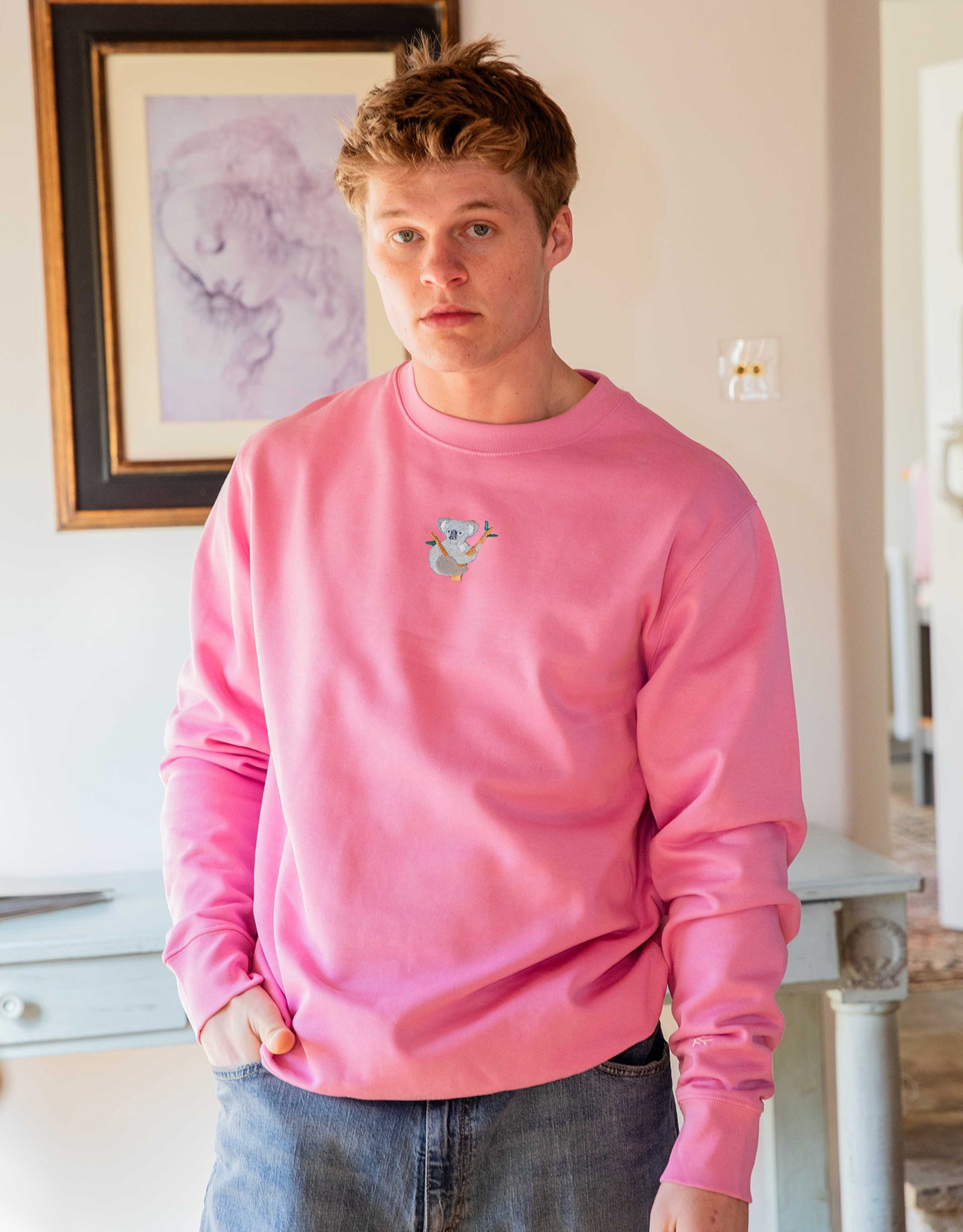 Koala Embroidered Unisex Sweatshirt