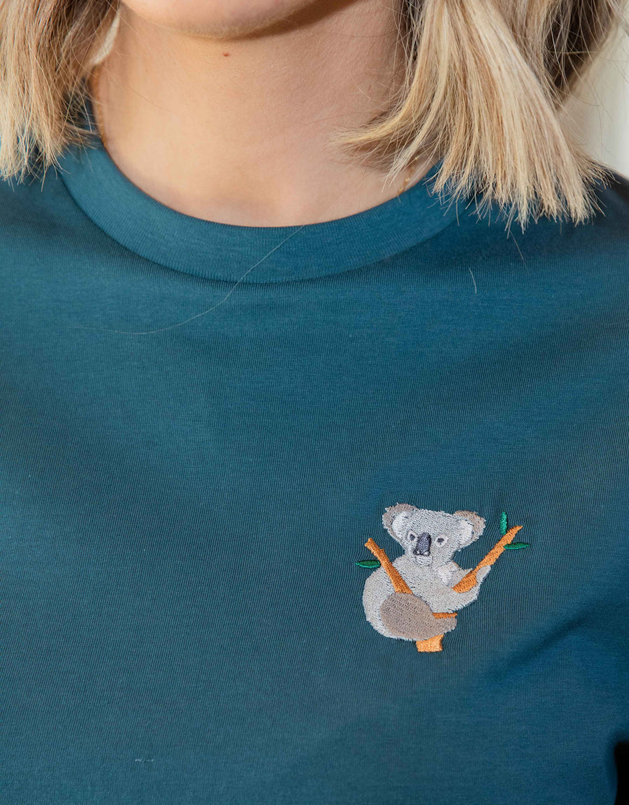Koala Embroidered Unisex Hoodie