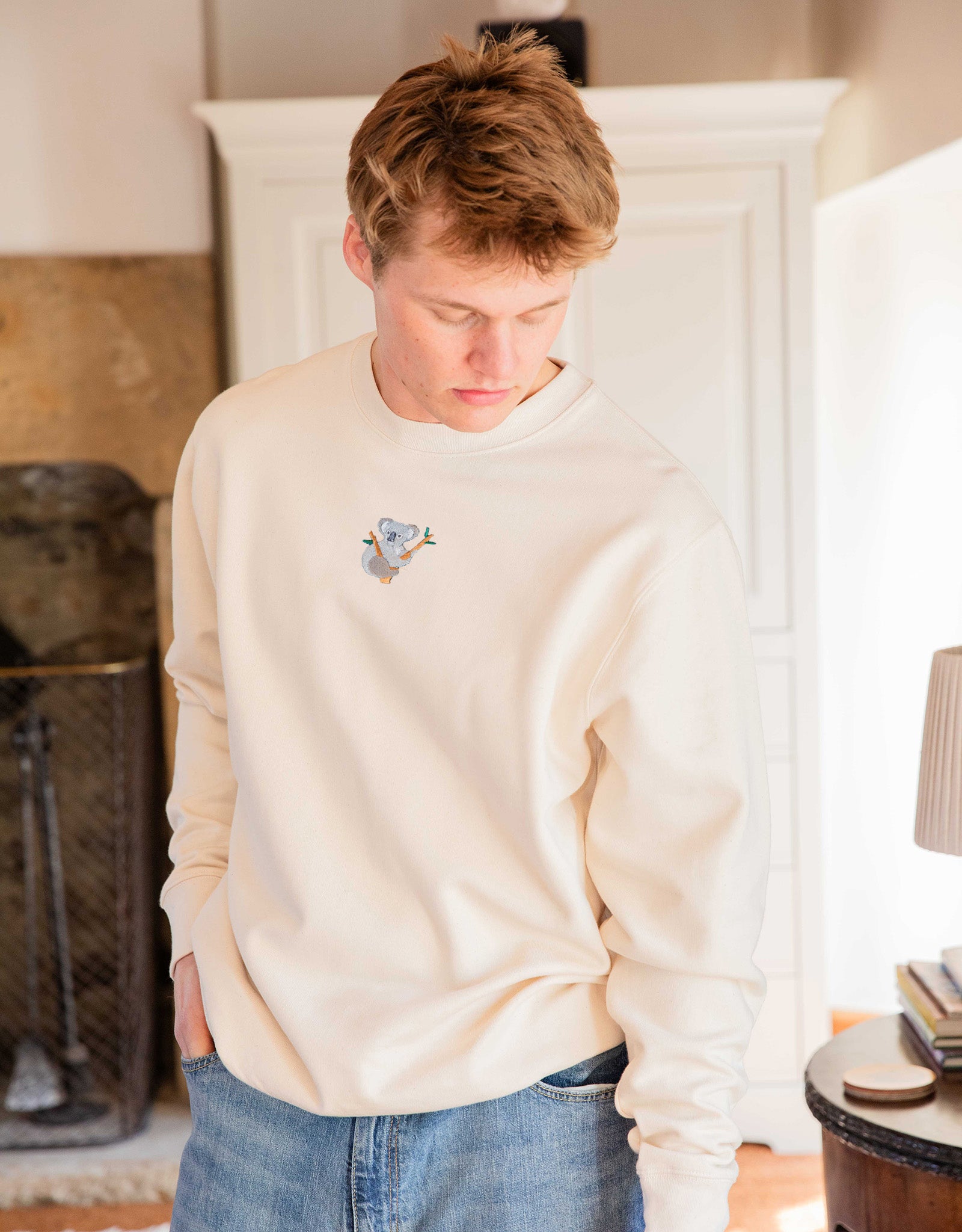 Koala Embroidered Unisex Sweatshirt