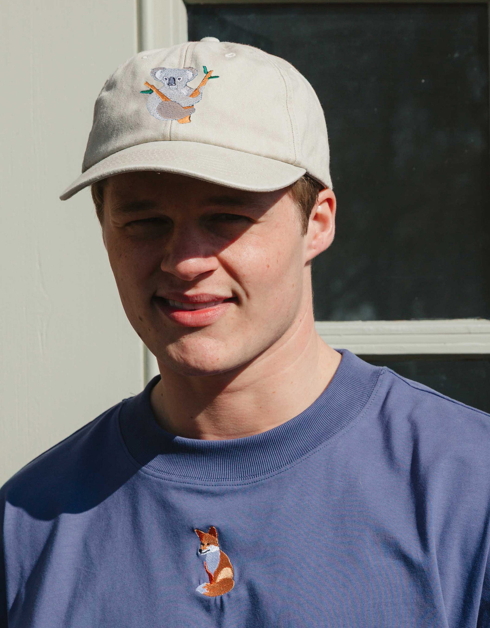 Koala Embroidered Vintage Cap