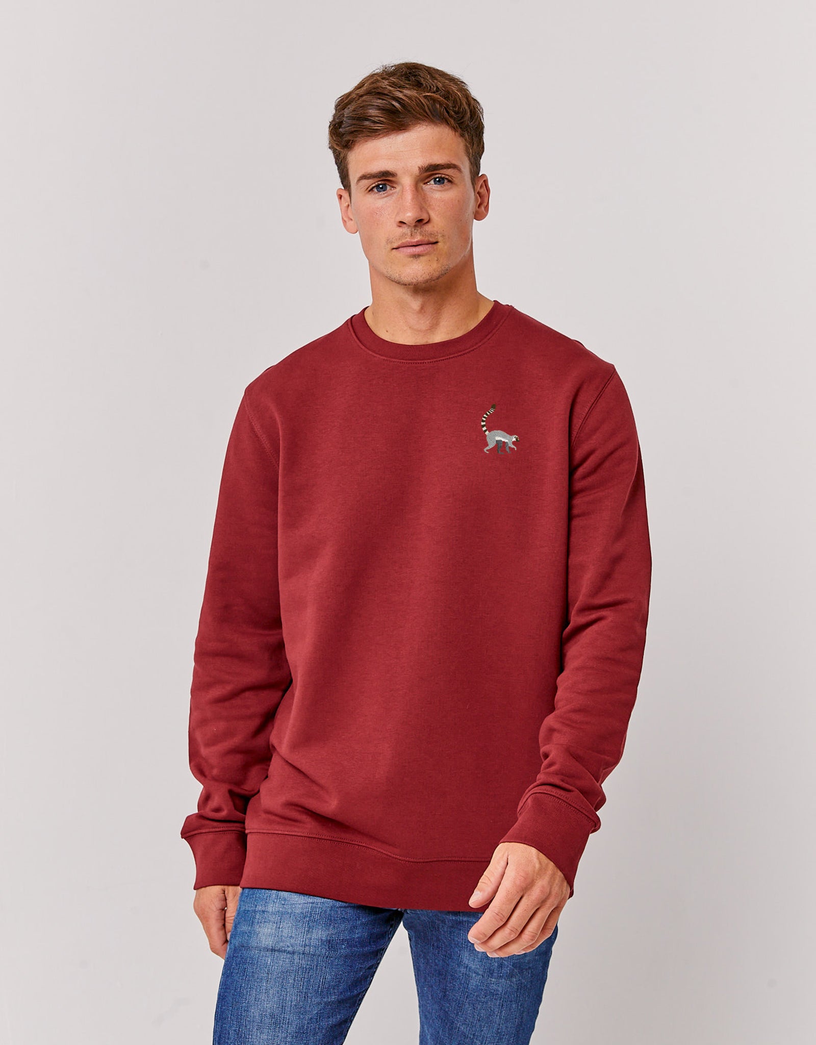 Lemur Embroidered Unisex Sweatshirt
