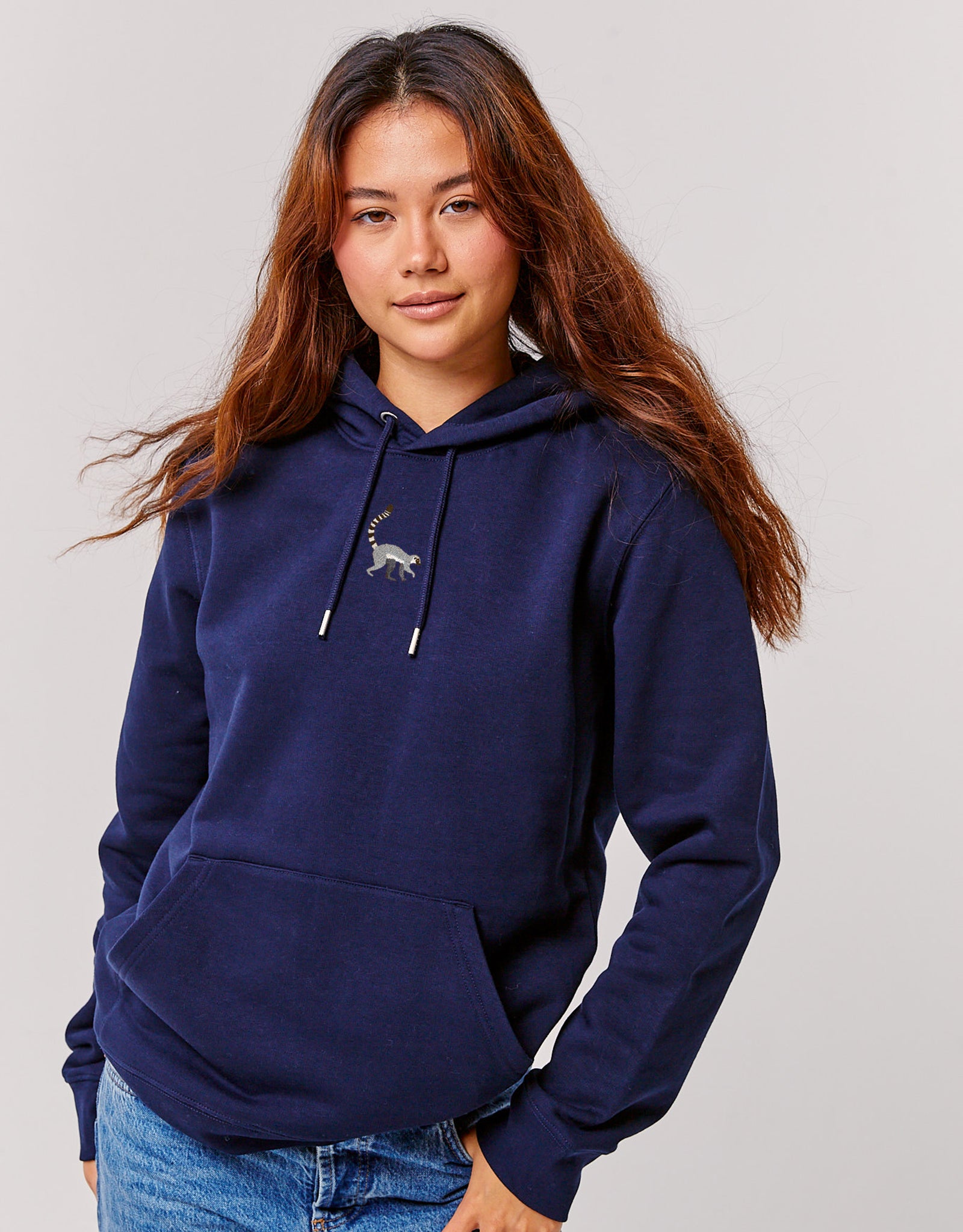 Lemur Embroidered Unisex Hoodie