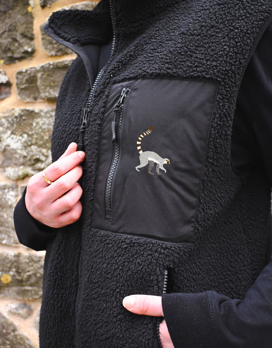 Lemur Recycled Polyester Fleece Gilet