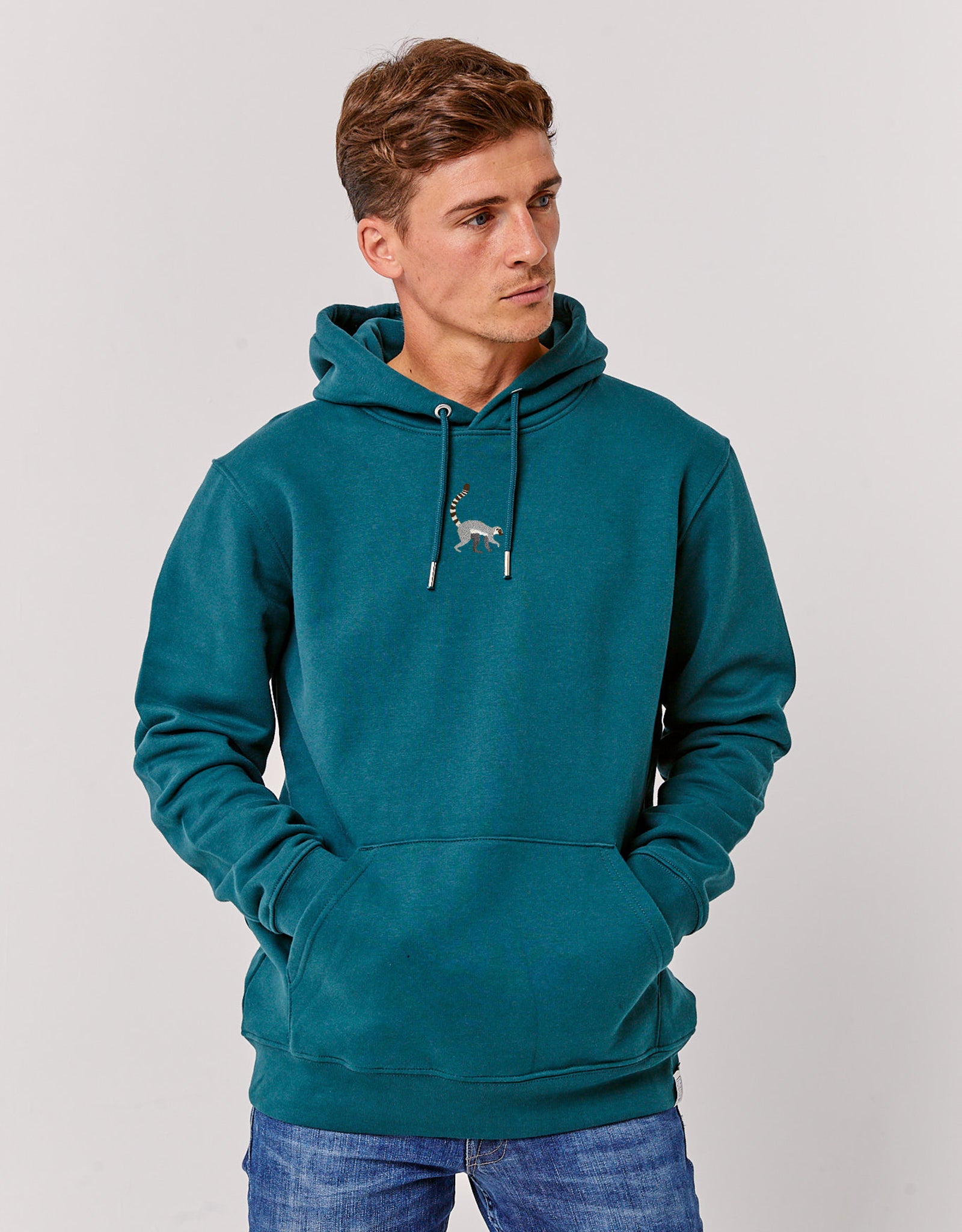 Lemur Embroidered Unisex Hoodie