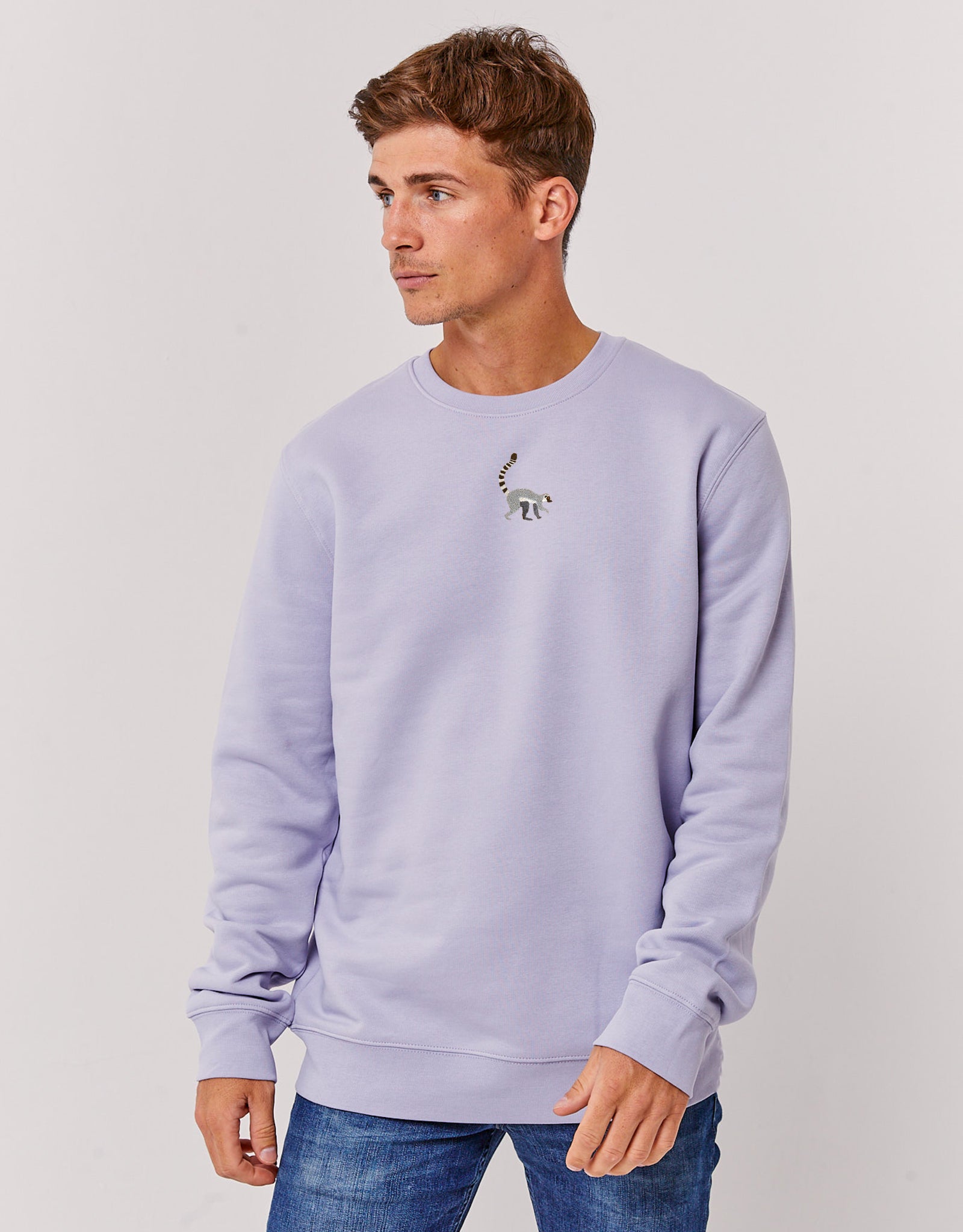 Lemur Embroidered Unisex Sweatshirt