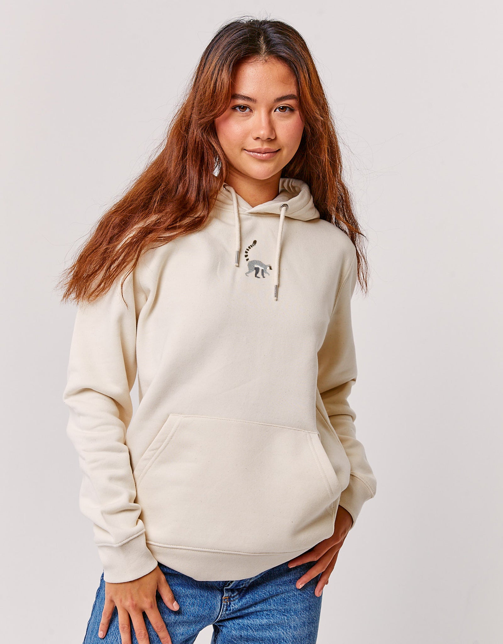 Lemur Embroidered Unisex Hoodie