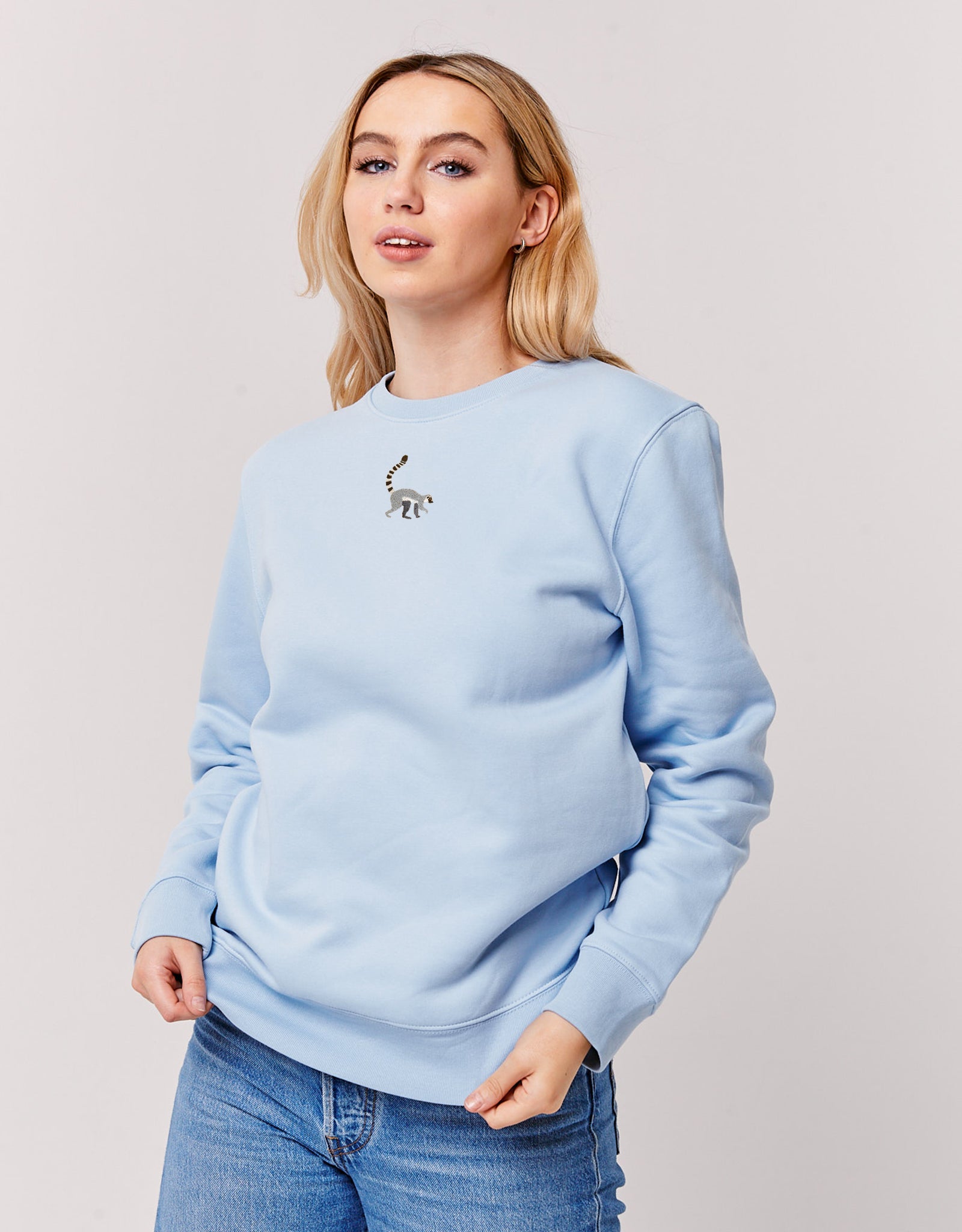 Lemur Embroidered Unisex Sweatshirt
