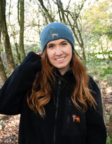 Lemur Embroidered Beanie