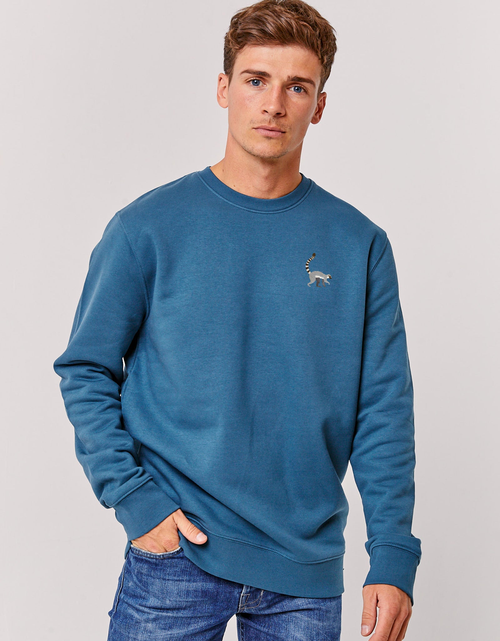 Lemur Embroidered Unisex Sweatshirt