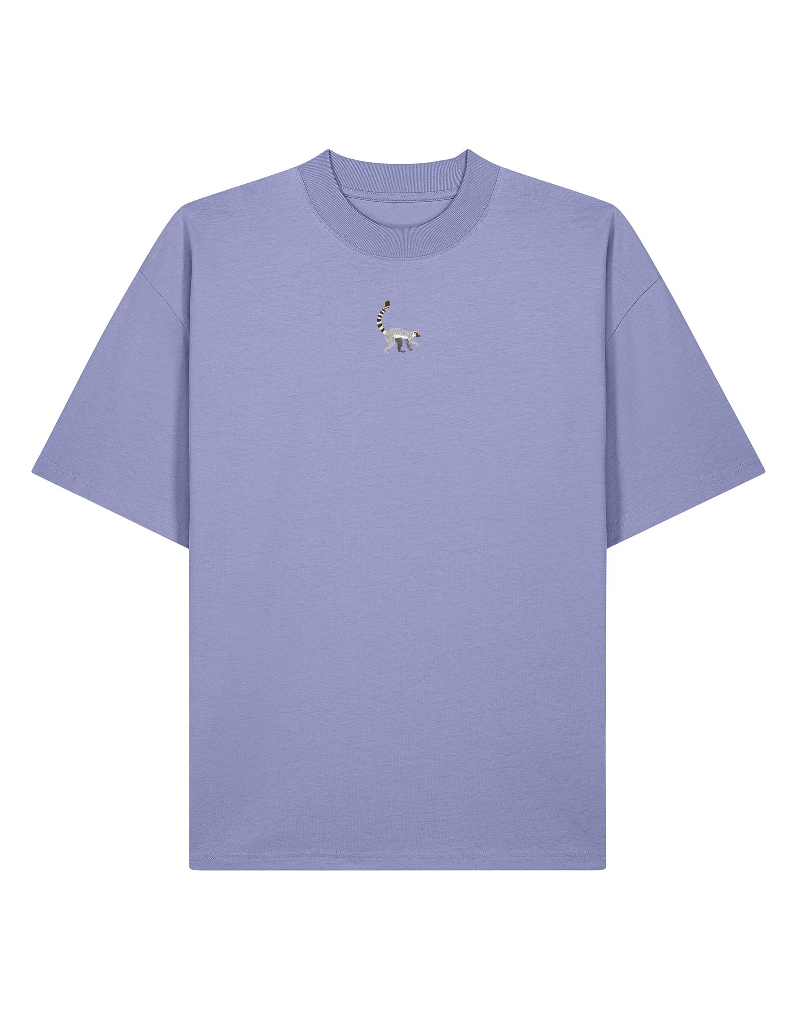 Lemur Embroidered Unisex Oversized Tee