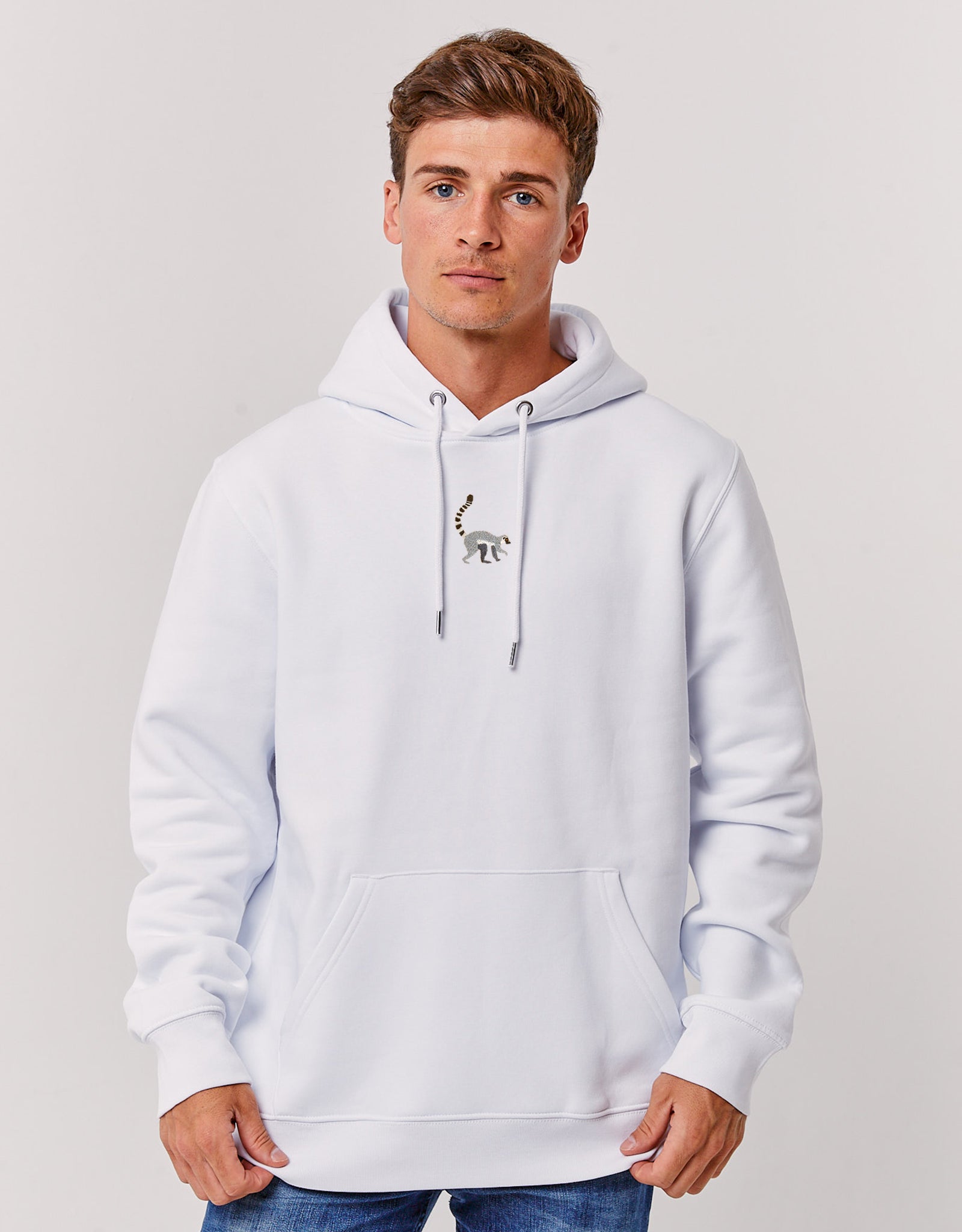 Lemur Embroidered Unisex Hoodie