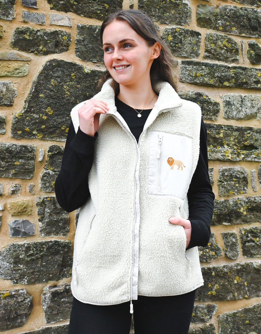Lion Recycled Polyester Fleece Gilet