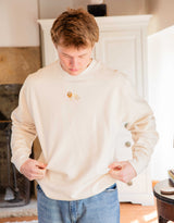 Lion Embroidered Unisex Sweatshirt