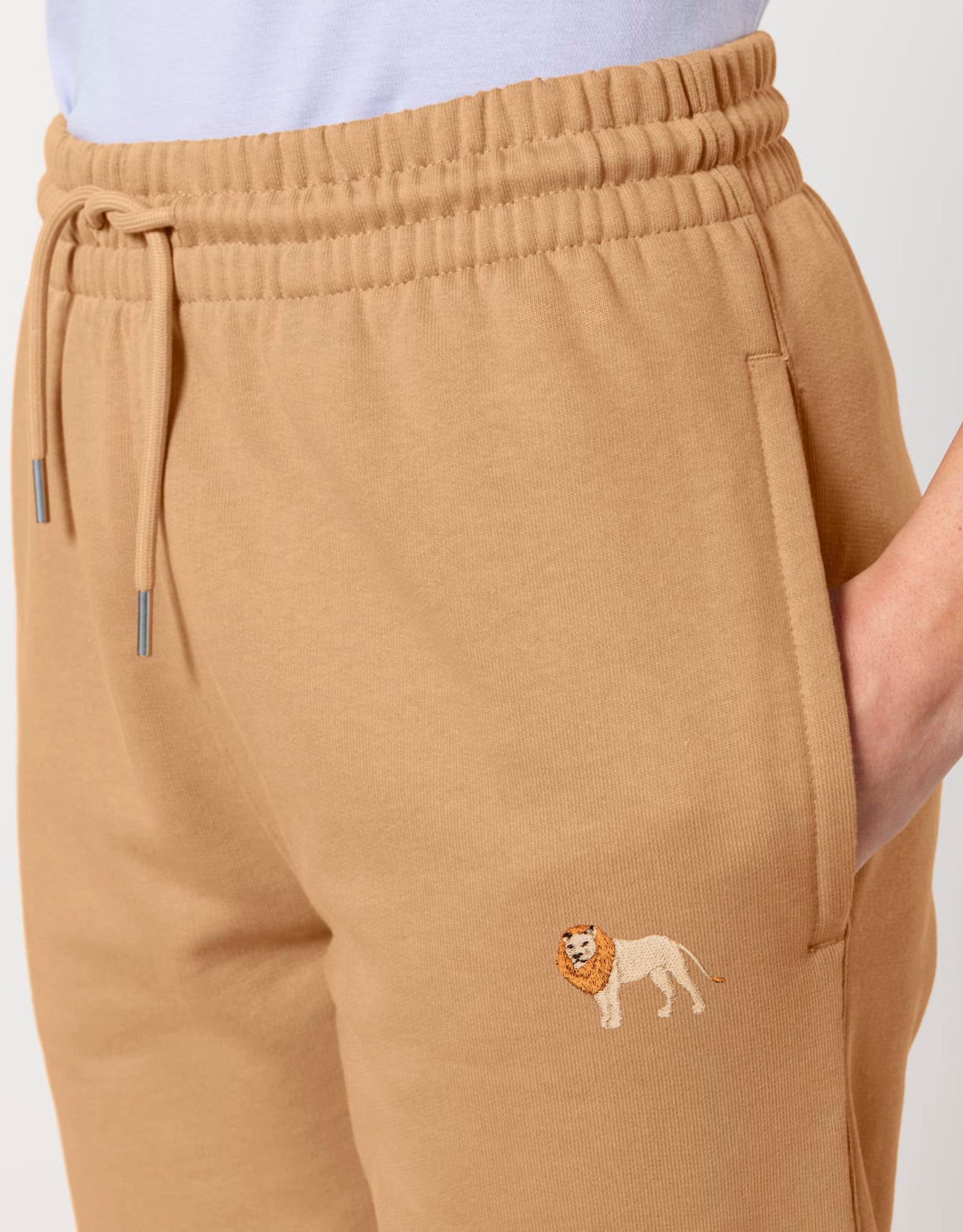 Lion Embroidered Unisex Sweatpants