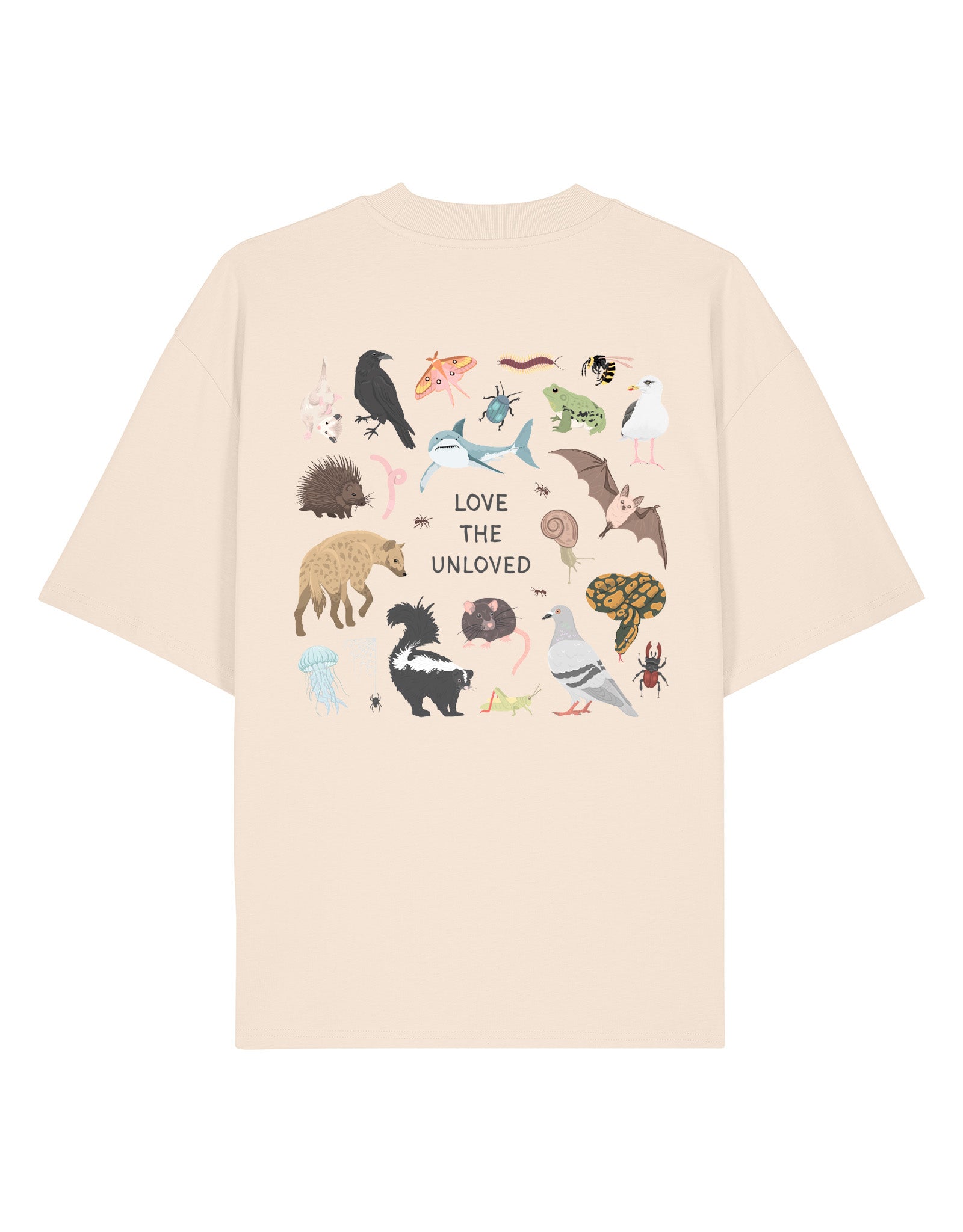 Love The Unloved Printed Unisex Oversized Tee