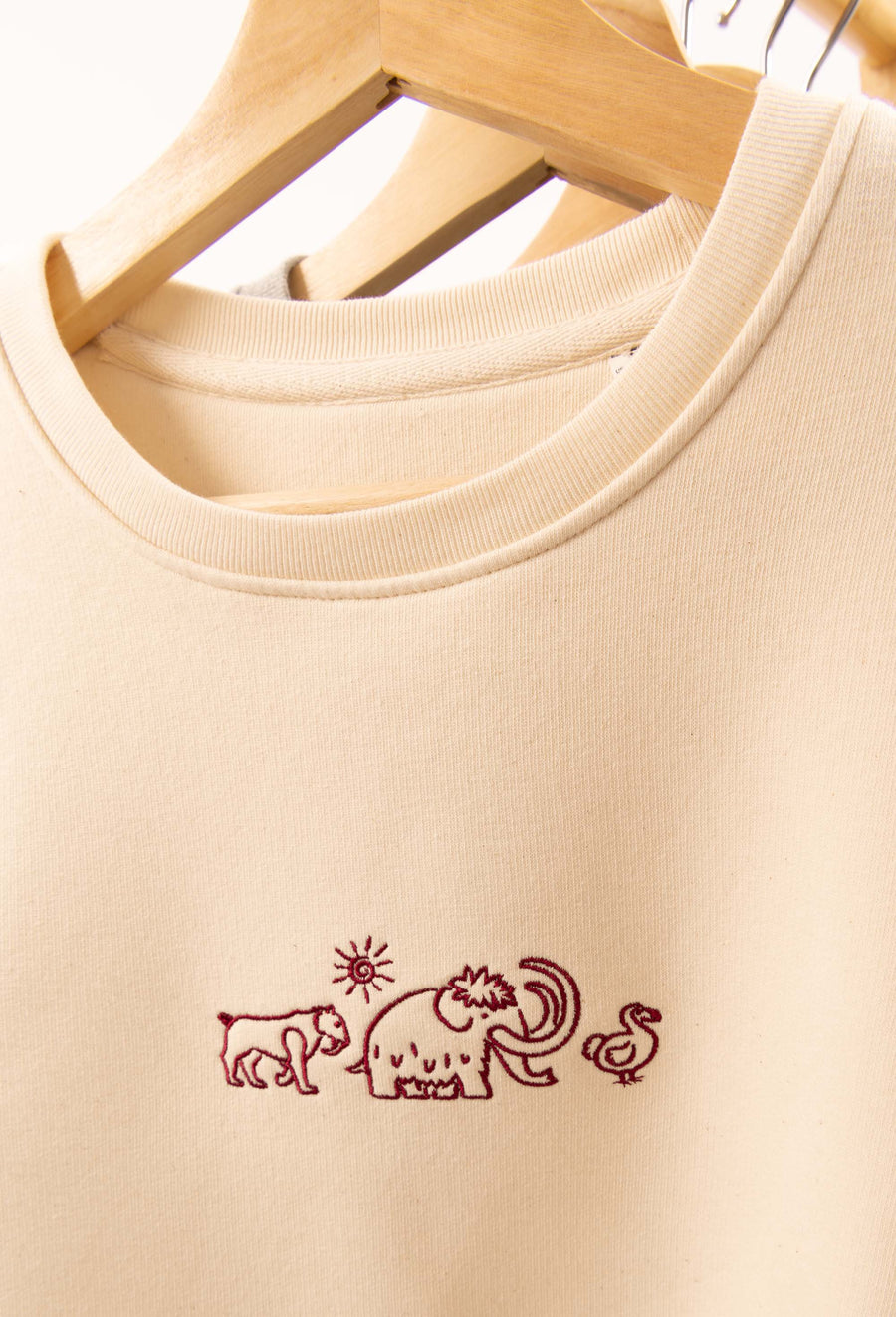 Extinct Drawing Embroidered Unisex T-Shirt