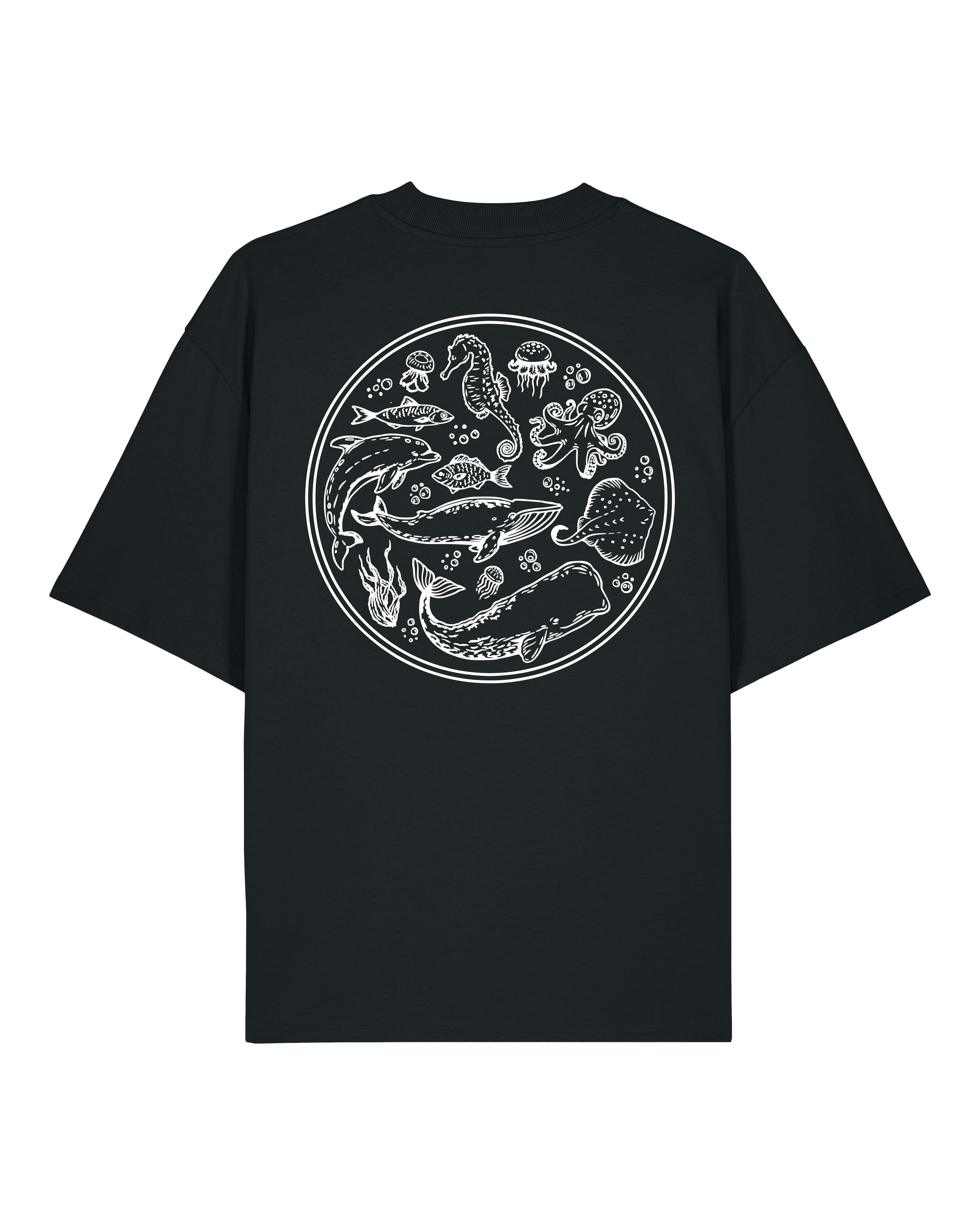 PRE ORDER - Ocean Printed Unisex Oversized Tee