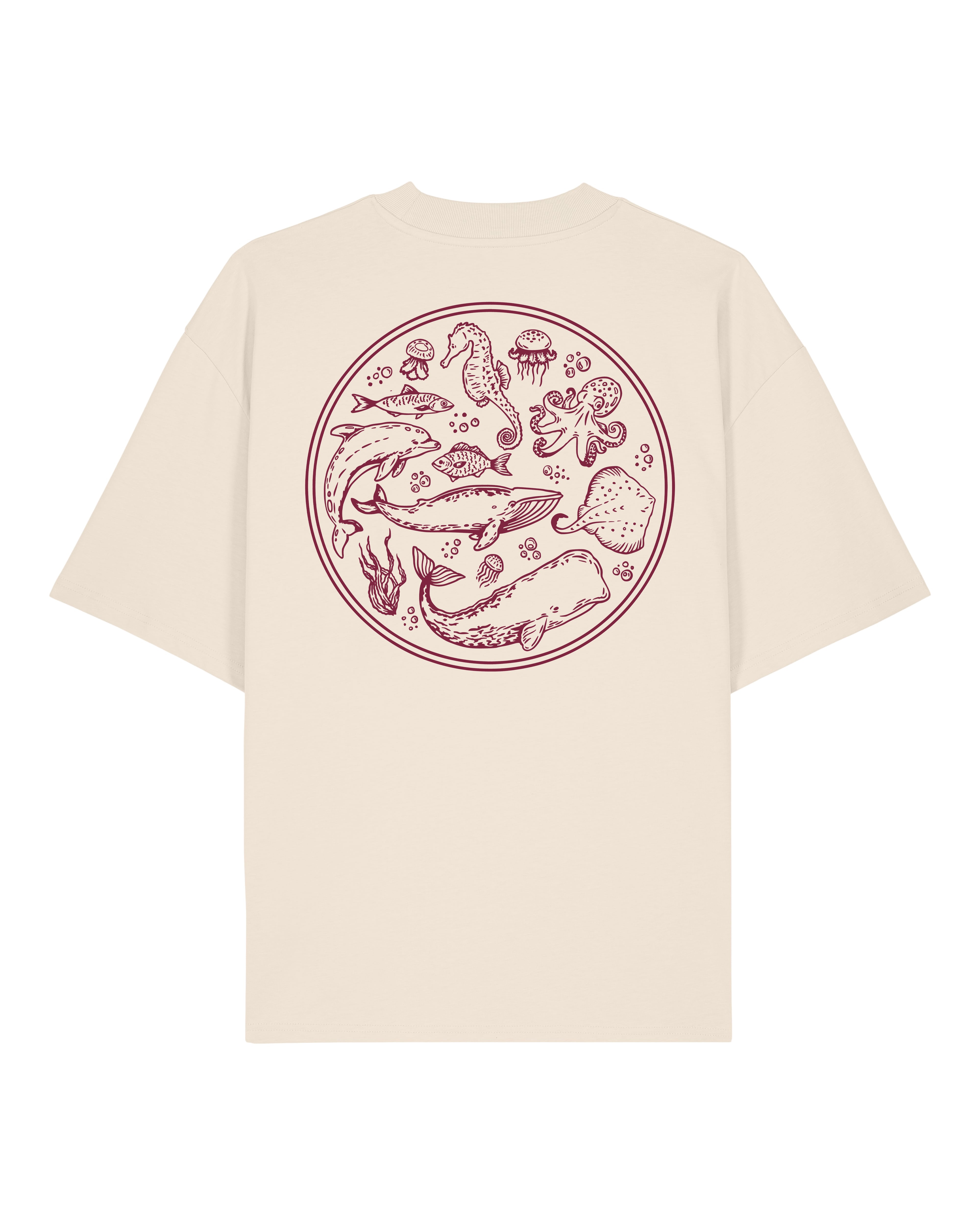 PRE ORDER - Ocean Printed Unisex Oversized Tee