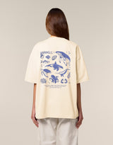 Under The Sea Printed Unisex Oversized Tee
