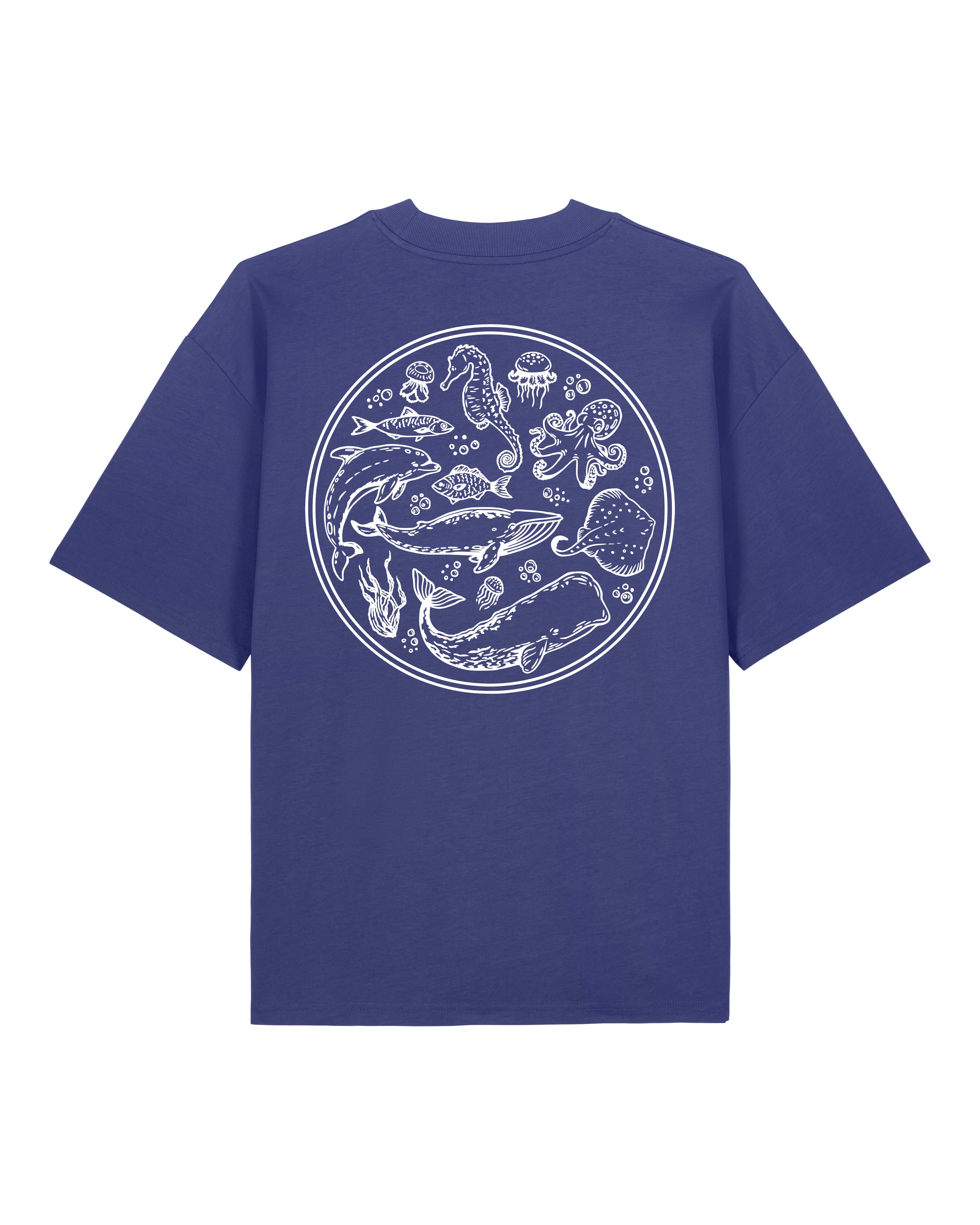 PRE ORDER - Ocean Printed Unisex Oversized Tee