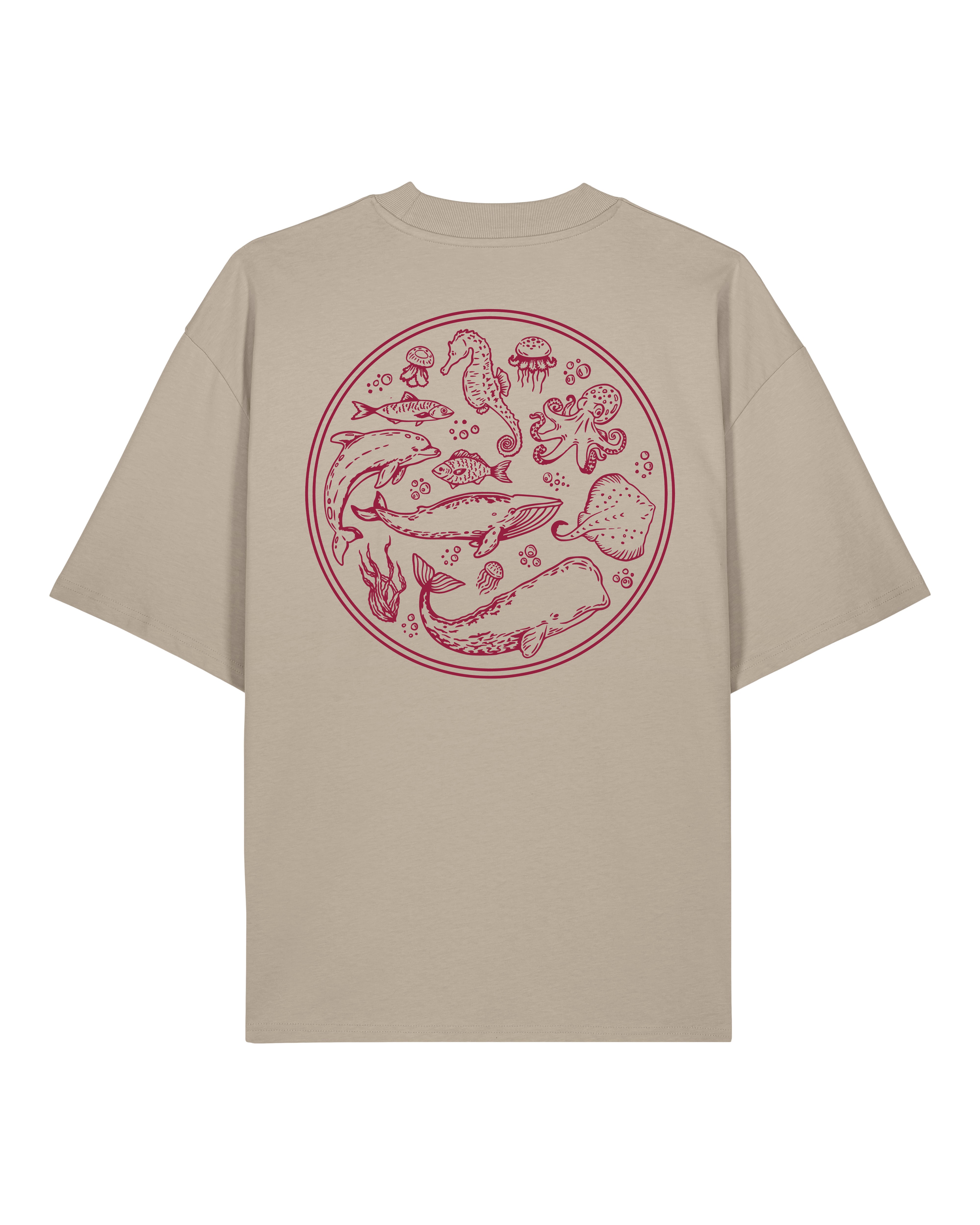 PRE ORDER - Ocean Printed Unisex Oversized Tee