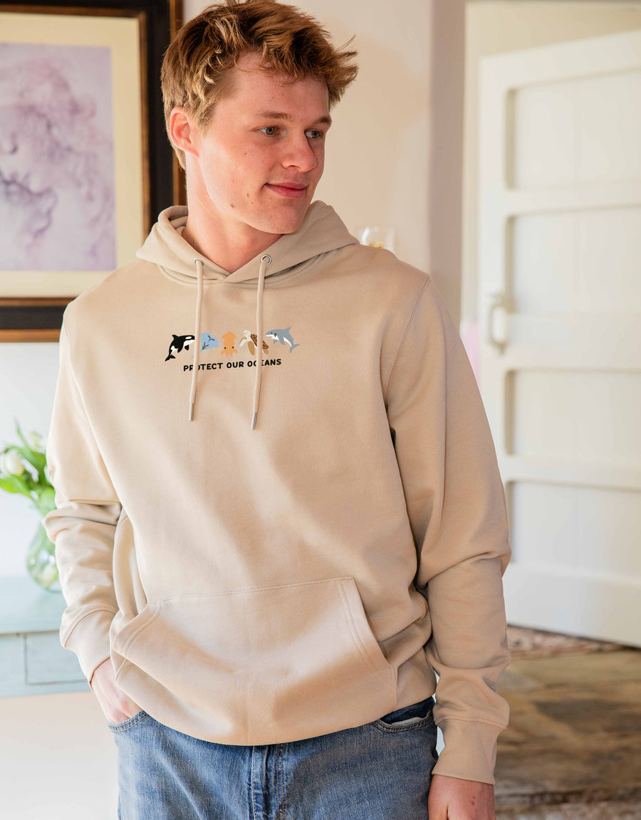 Protect Our Oceans Embroidered Unisex Hoodie