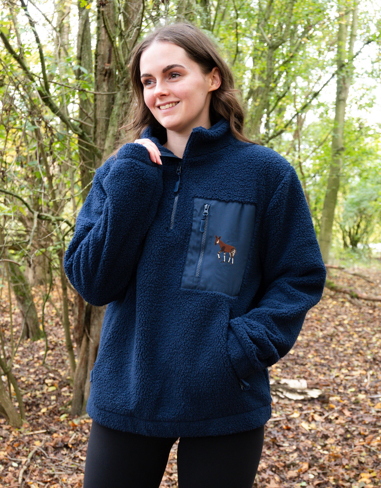 Okapi 1/4 Zip Recycled Polyester Fleece