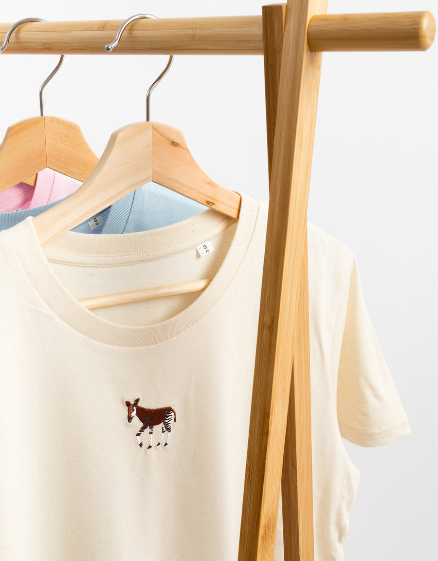 Okapi Embroidered Unisex Oversized Tee