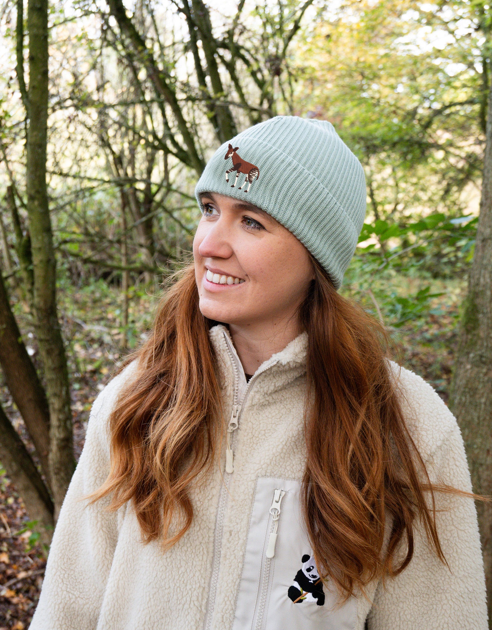 Okapi Embroidered Beanie