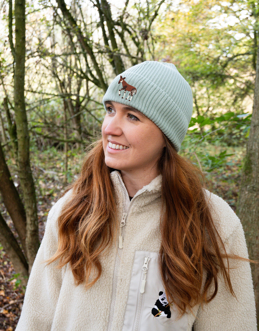 Okapi Embroidered Beanie