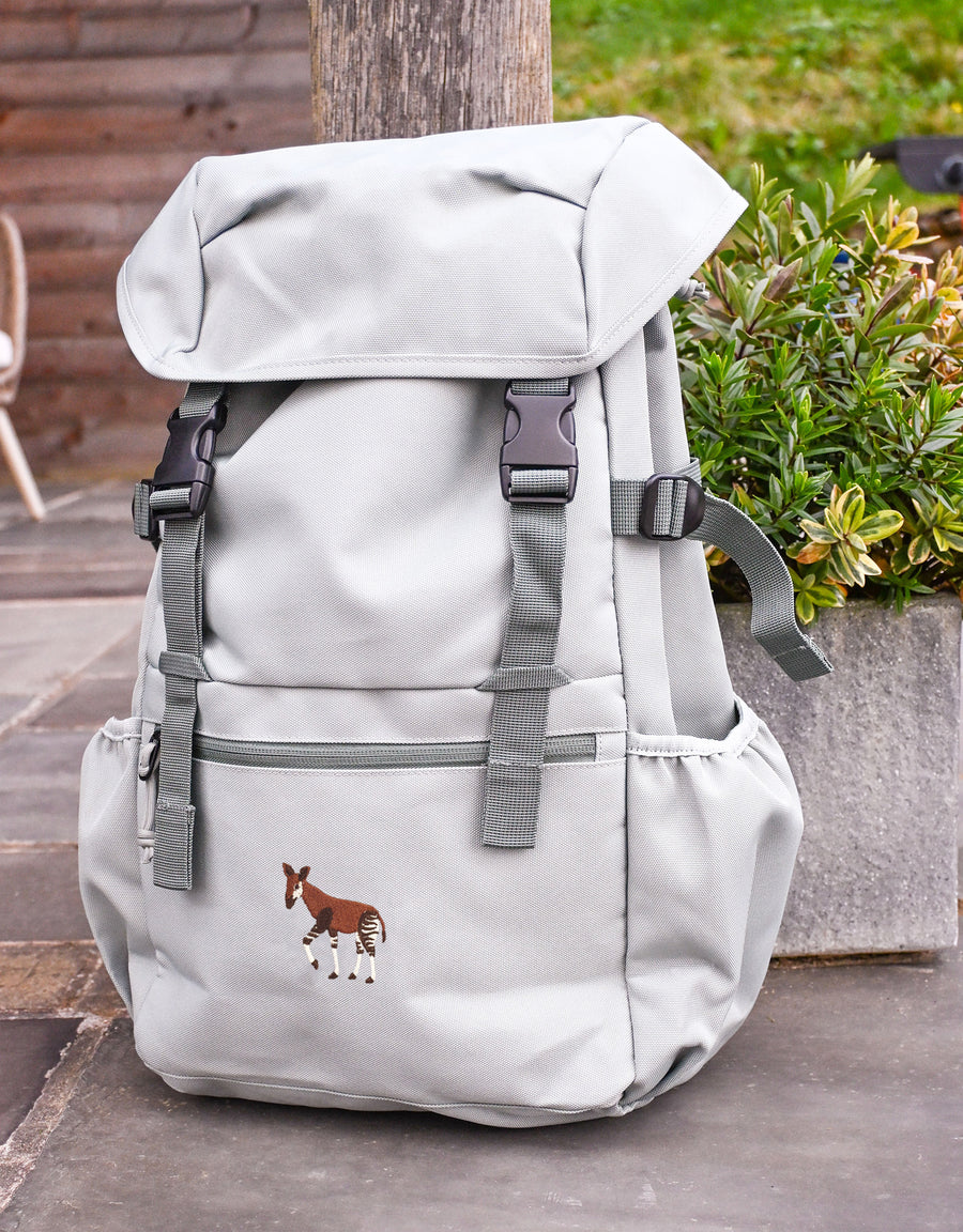 Okapi Embroidered Recycled Rucksack