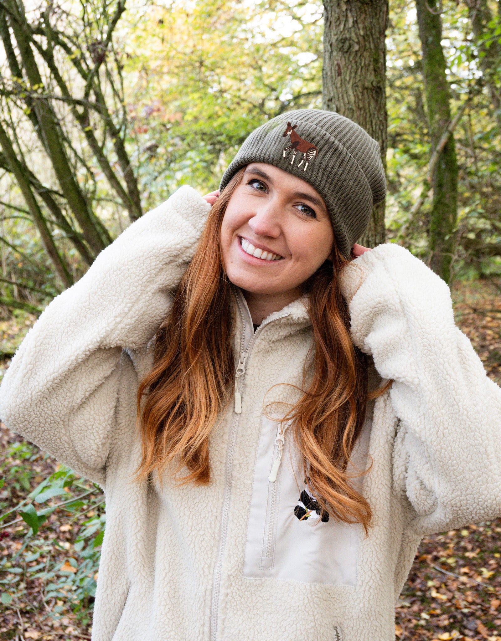 Okapi Embroidered Beanie