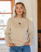 Okapi Embroidered Unisex Sweatshirt