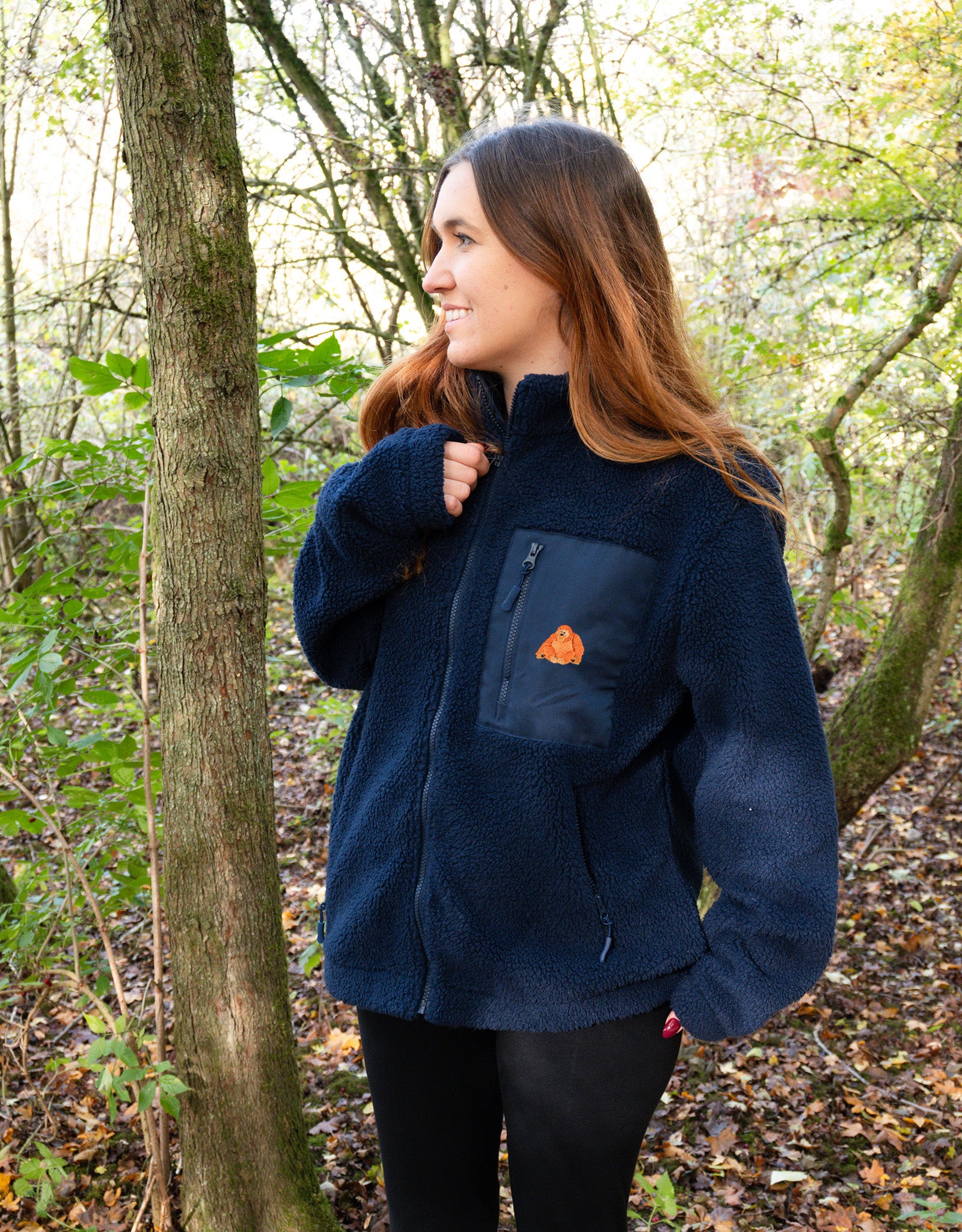 Orangutan Full Zip Recycled Polyester Fleece