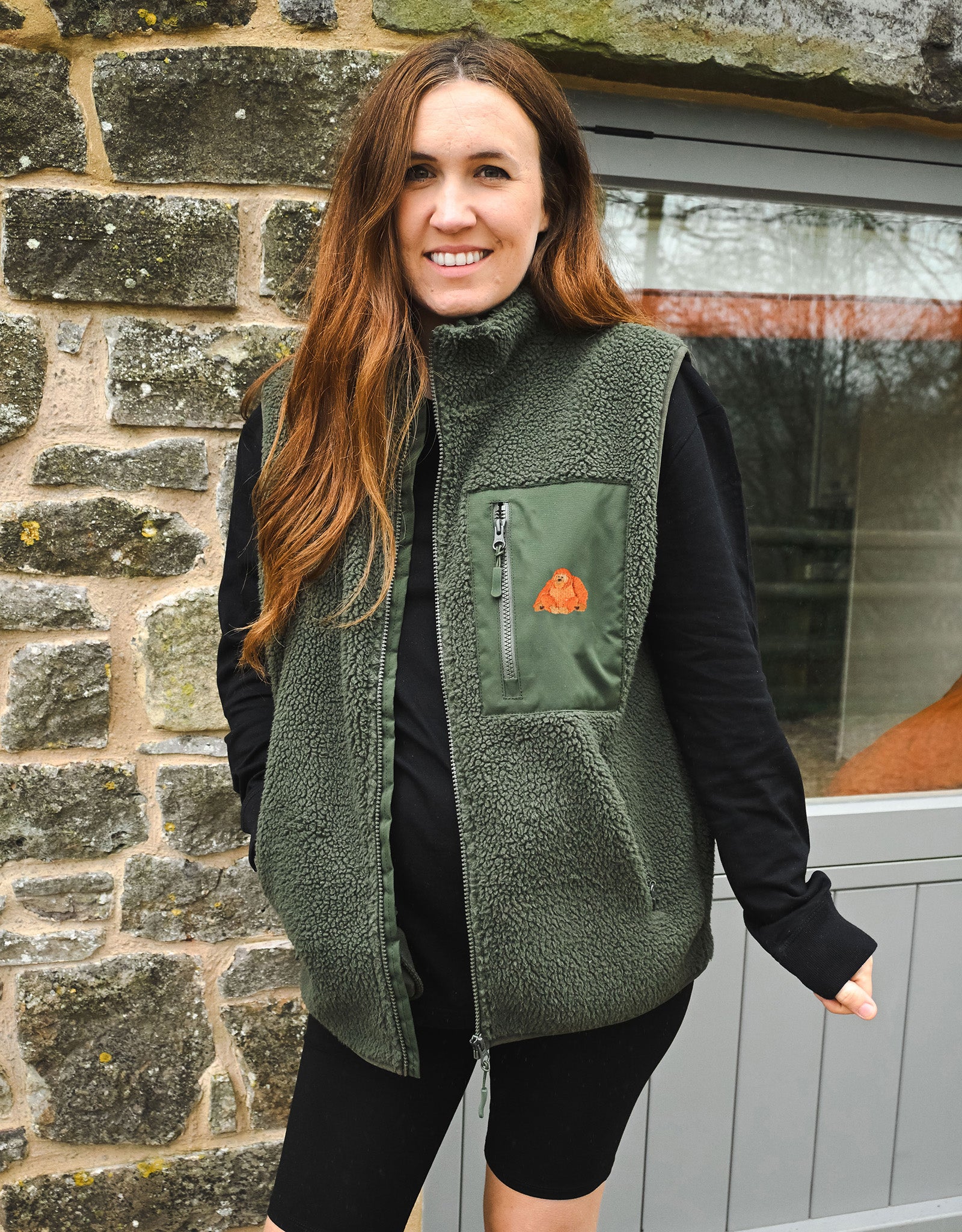 Orangutan Recycled Polyester Fleece Gilet
