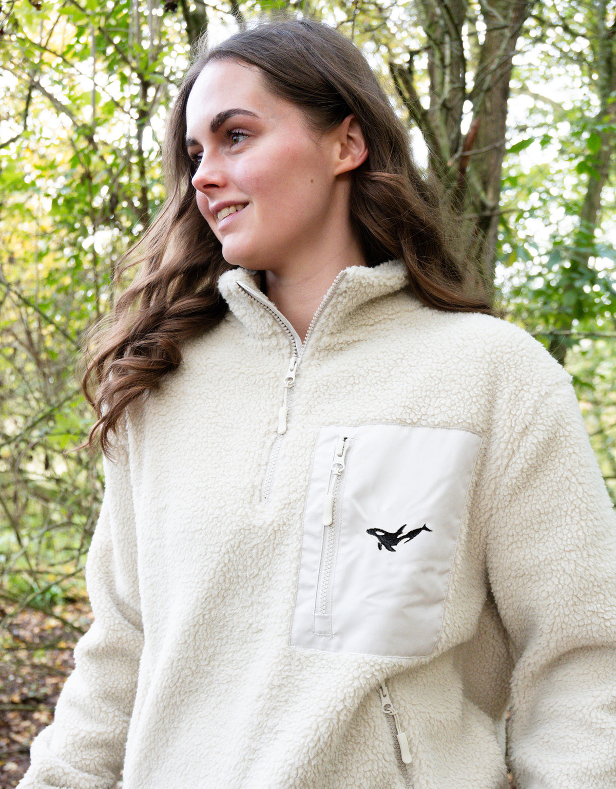 Orca 1/4 Zip Recycled Polyester Fleece
