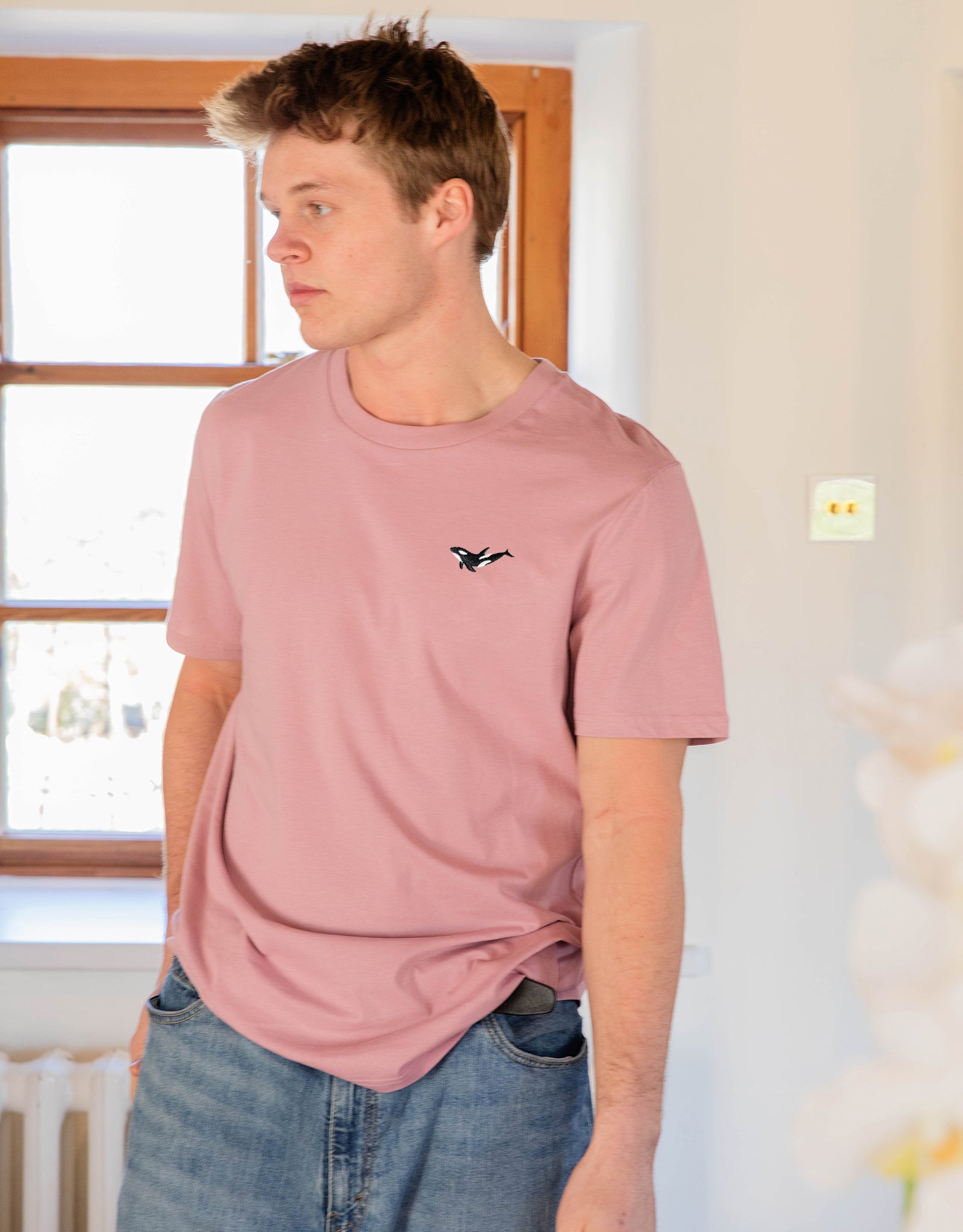 Orca Embroidered Unisex T-Shirt