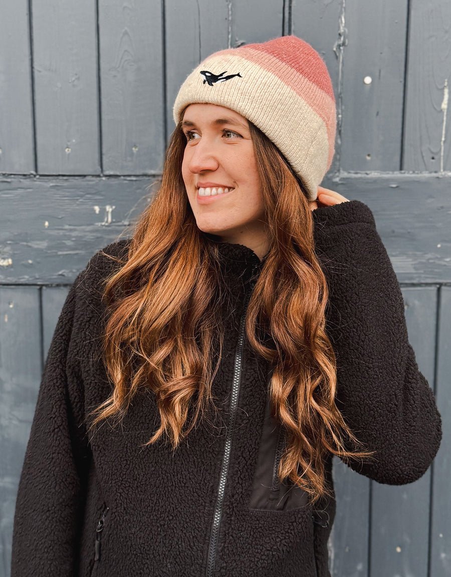 Orca Embroidered Tonal Beanie