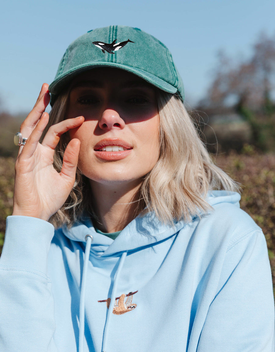 Orca Embroidered Vintage Cap