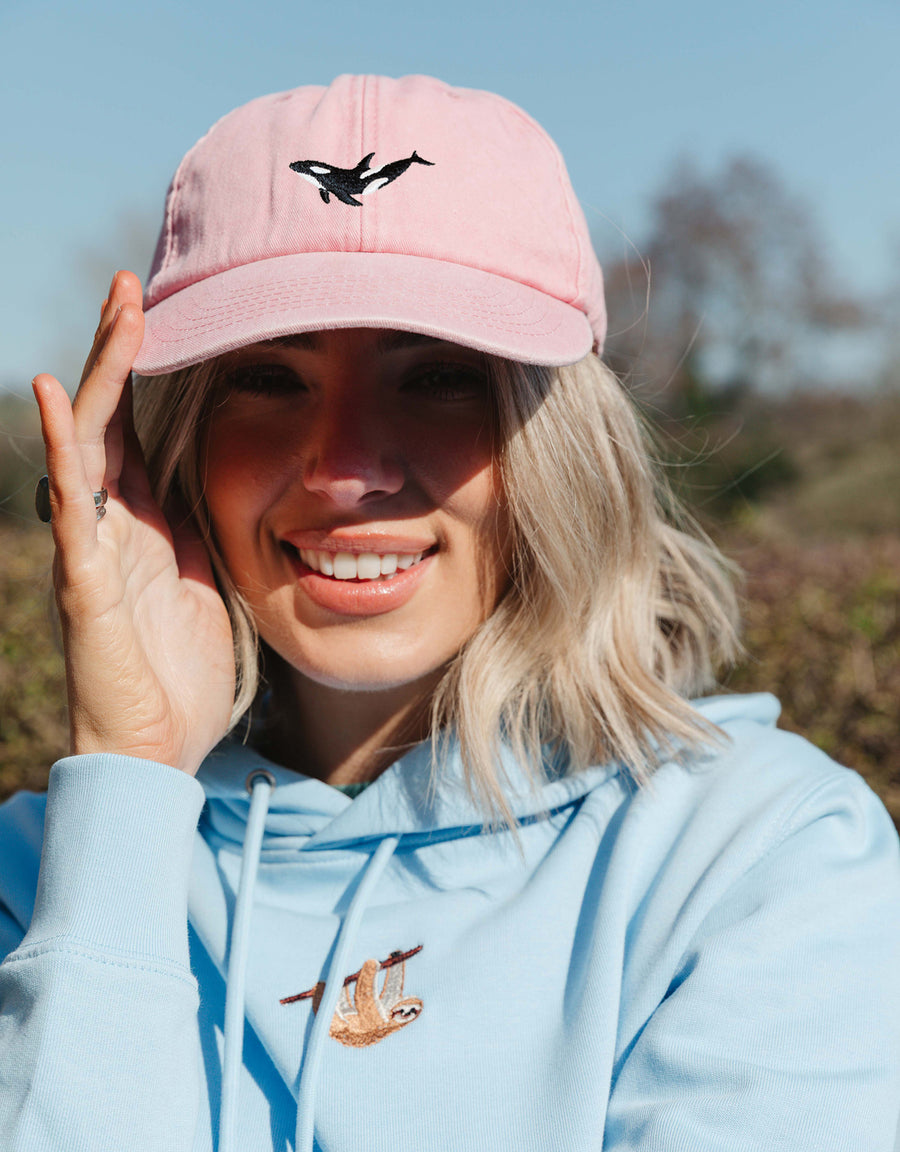 Orca Embroidered Vintage Cap