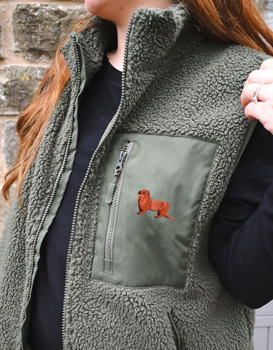 Otter Recycled Polyester Fleece Gilet