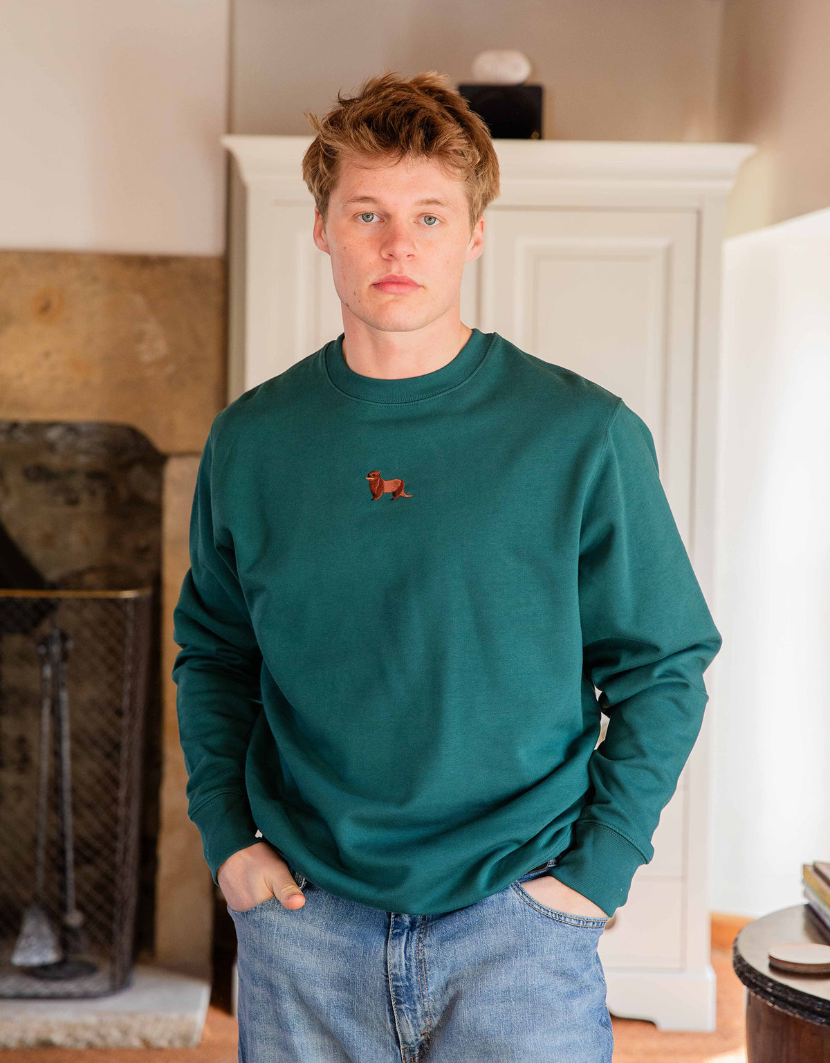 Otter Embroidered Unisex Sweatshirt