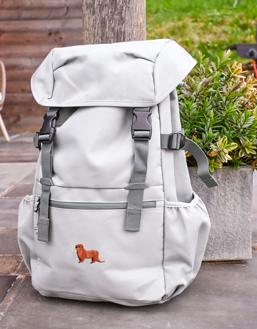 Otter Embroidered Recycled Rucksack