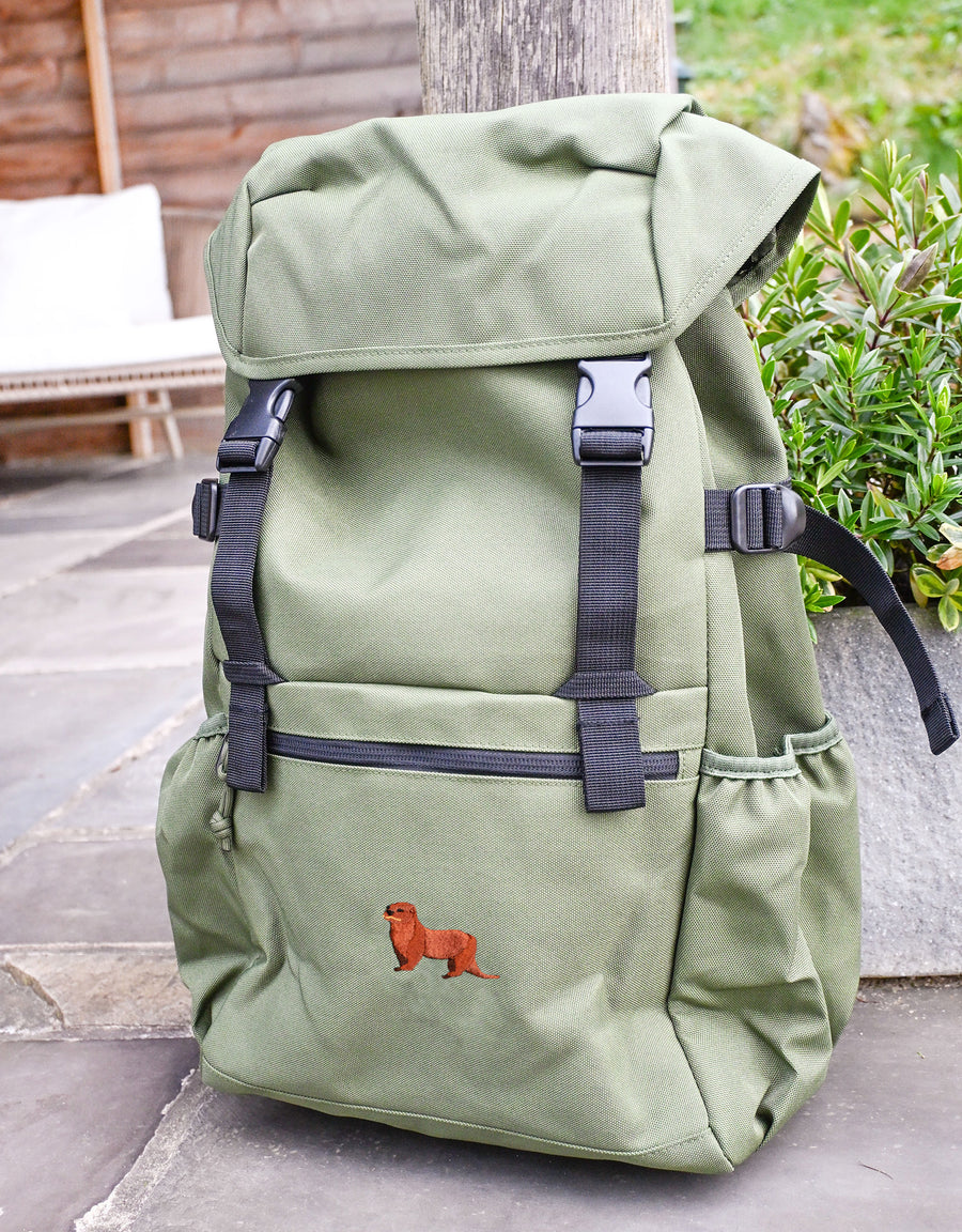 Otter Embroidered Recycled Rucksack