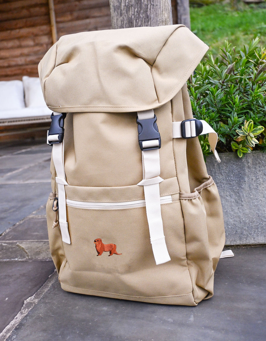 Otter Embroidered Recycled Rucksack
