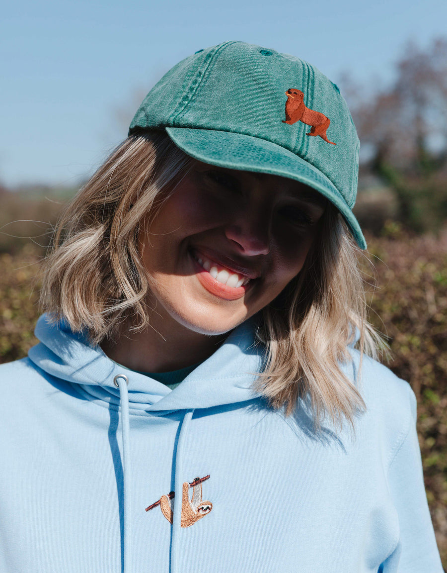 Otter Embroidered Vintage Cap