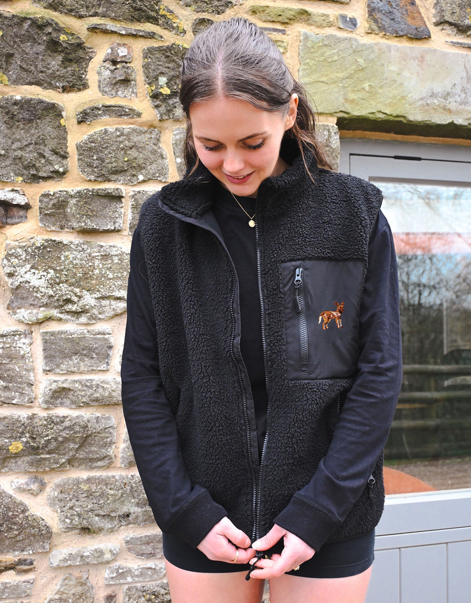 Painted Dog Recycled Polyester Fleece Gilet