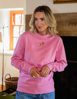 Painted Dog Embroidered Unisex Sweatshirt