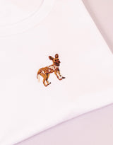 Painted Dog Embroidered Vintage Cap